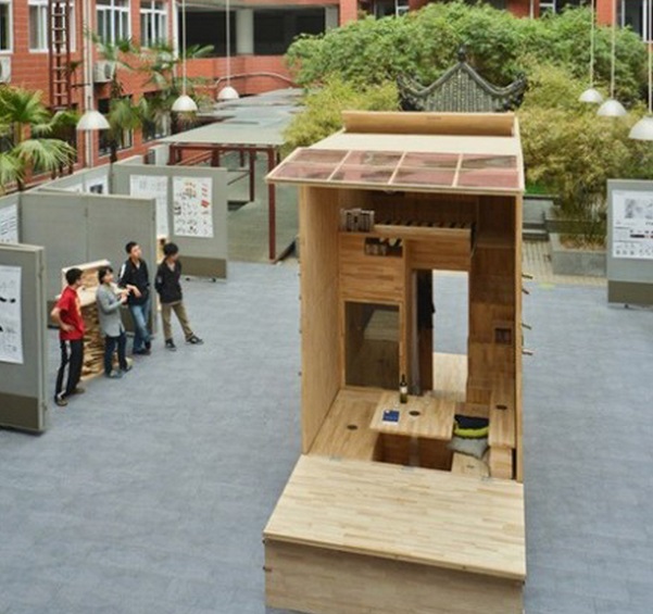 Китайские студенты построили дом площадью 7 кв. м