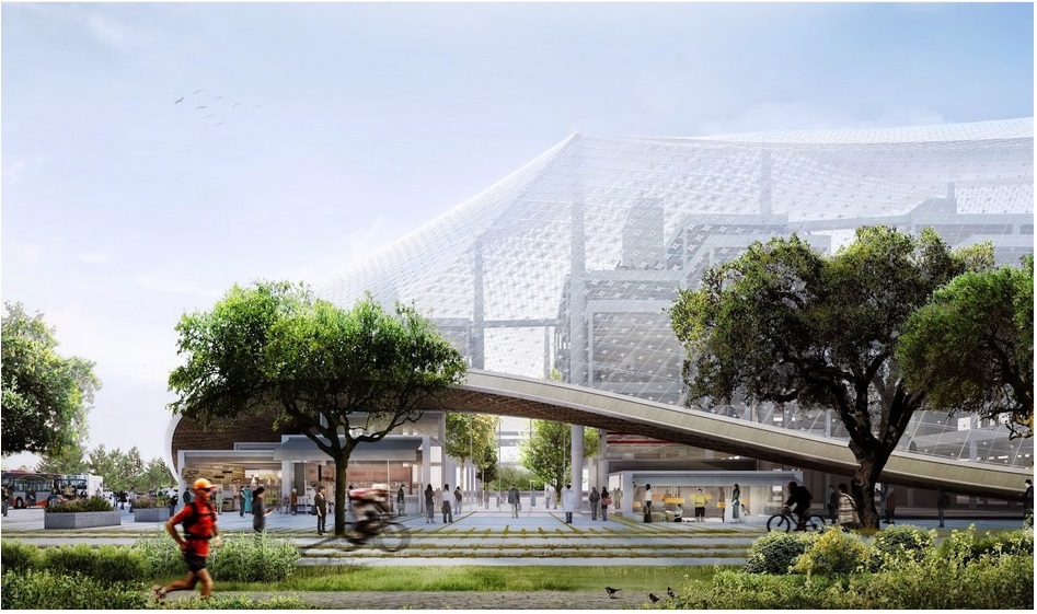 BIG and Heatherwick's Google HQ to be Built with Robots