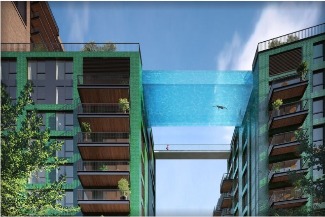 London's sky pool will let the super-rich swim through the air